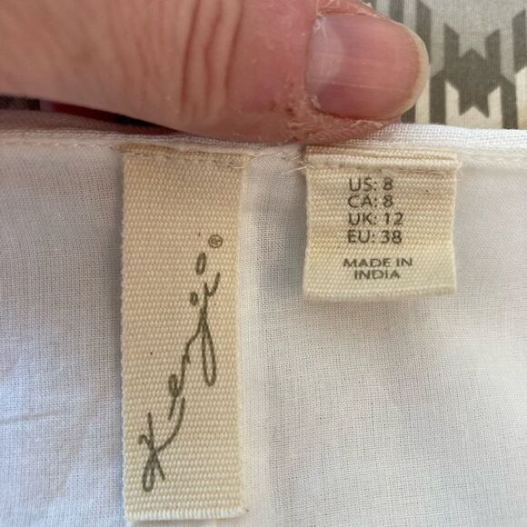 Kenji Anthropologie native SW beaded lined dress w/elastic drawstring waist - Picture 8 of 11